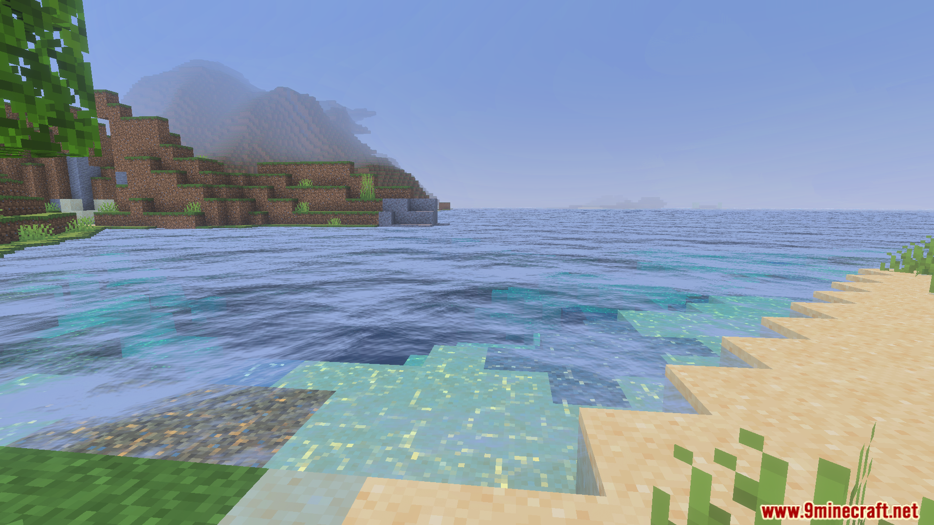 Jeanmajids Better Water Texture Pack adds gentle waves to lakes and rivers