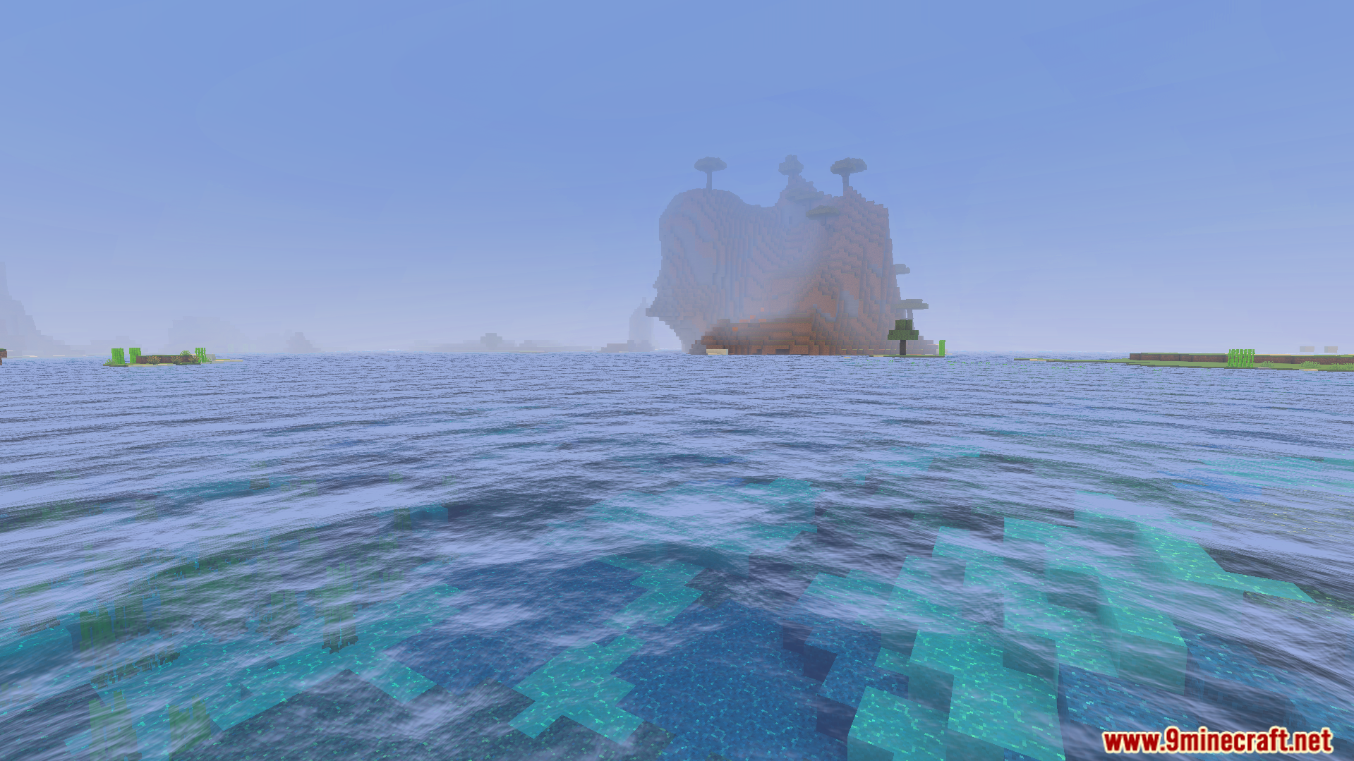 Jeanmajids Better Water Texture Pack adds gentle waves and reflections to the water