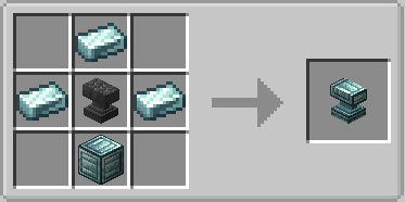 Just Dyna Things Mod Screenshot 16 Crafting recipe for a teal anvil using ingots and a metal block