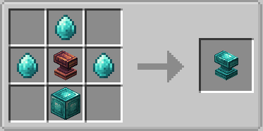 Just Dyna Things Mod Screenshot 18 Crafting recipe for a diamond reforger block using diamonds and copper materials