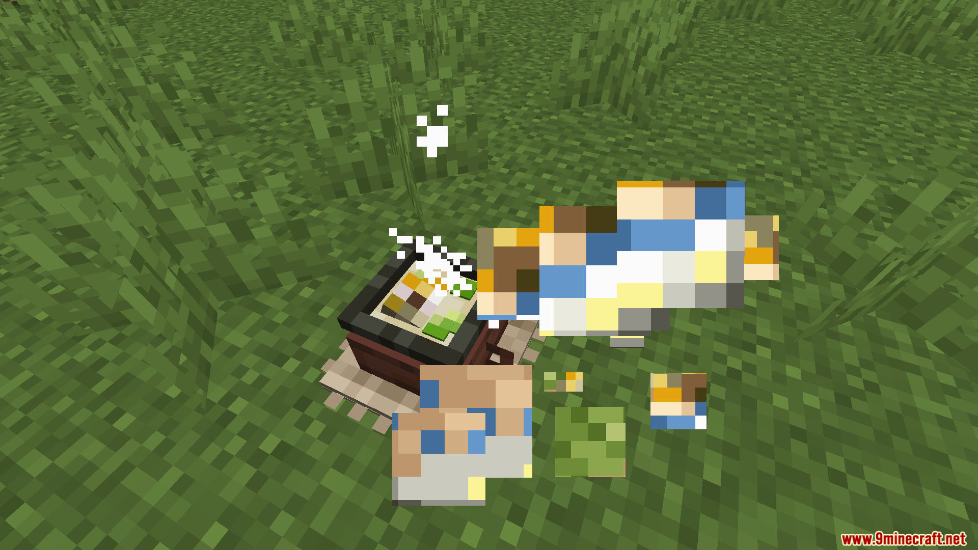 Kaleidoscope Chinese Food Mod Screenshot 9 Cooking various ingredients in a pot from the Kaleidoscope Chinese Food Mod