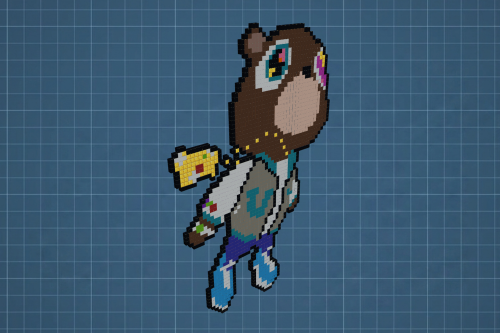 Kanye West Graduation Bear Schematic
