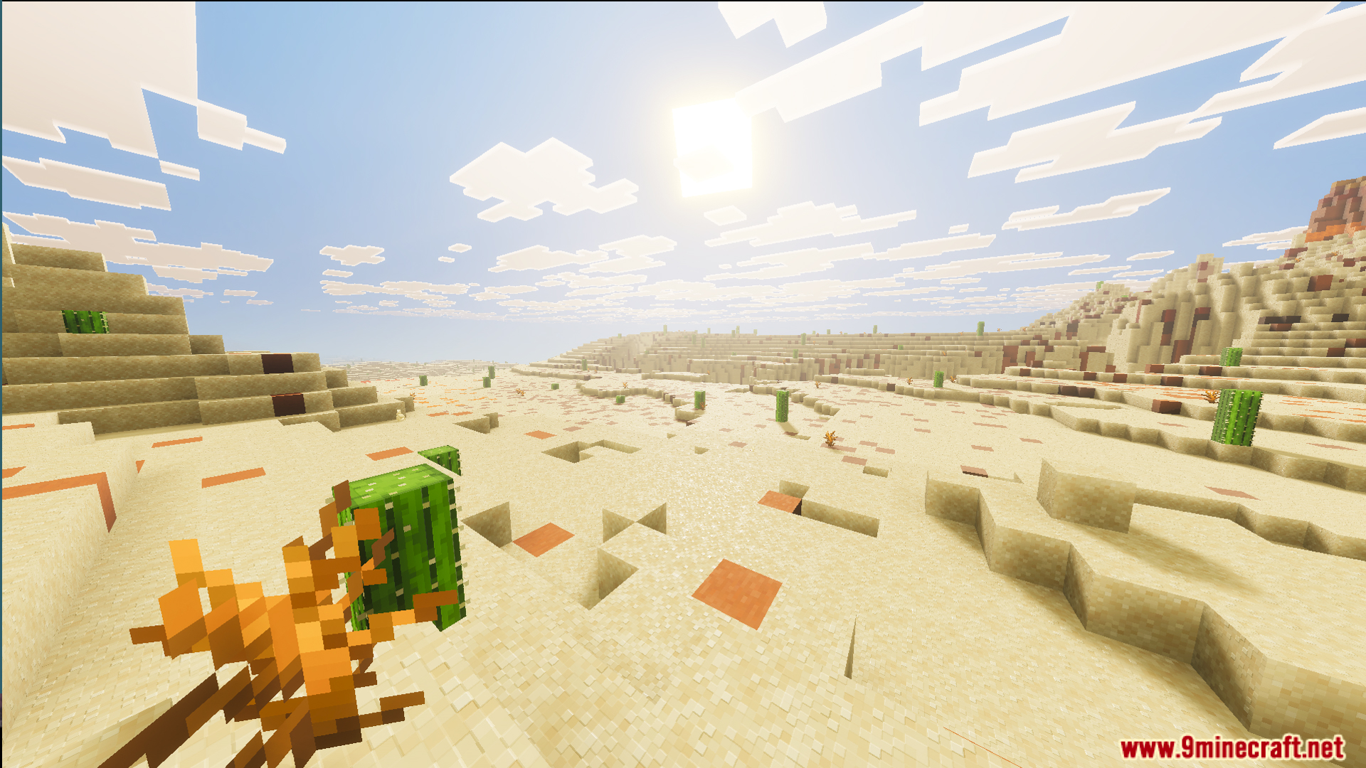Kepler World Map Screenshot 10 A vast desert biome with unique terrain for players to explore in survival
