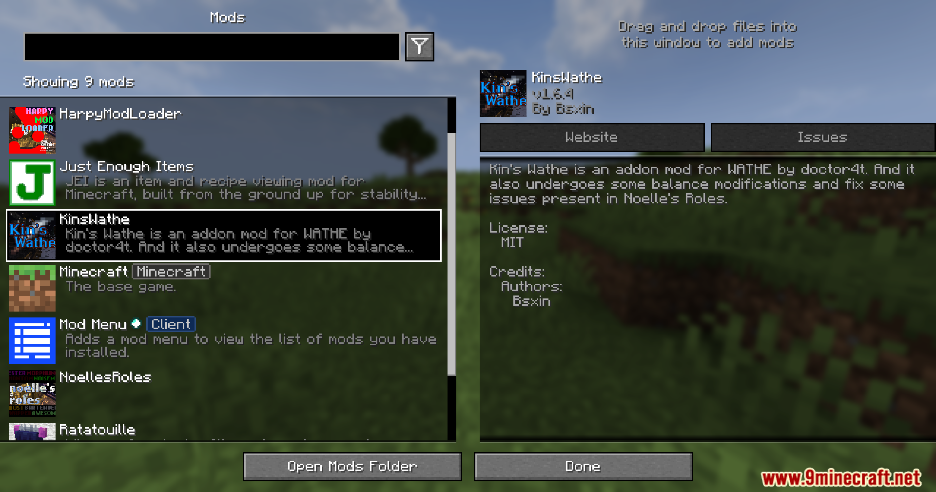 Kin's Wathe Mod Screenshot 1 Kin's Wathe Mod Screenshot 1