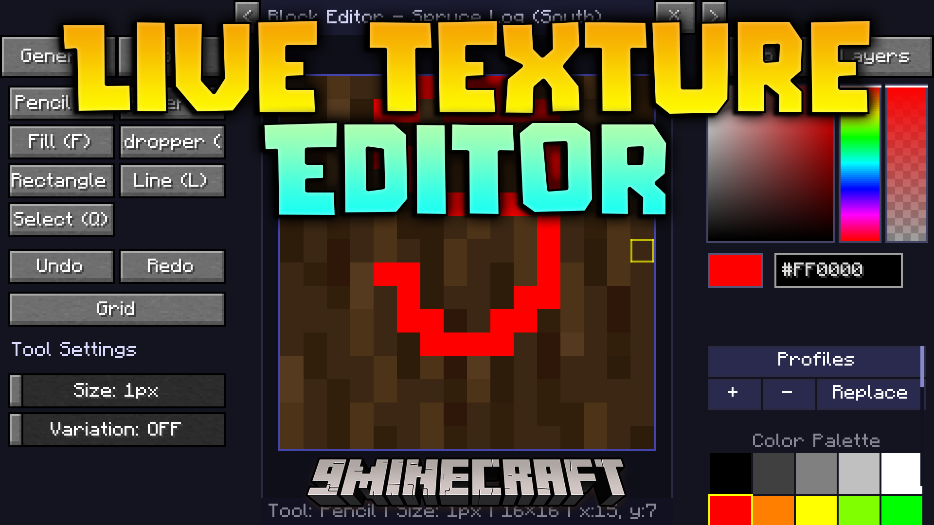 Live Texture Editor Mod