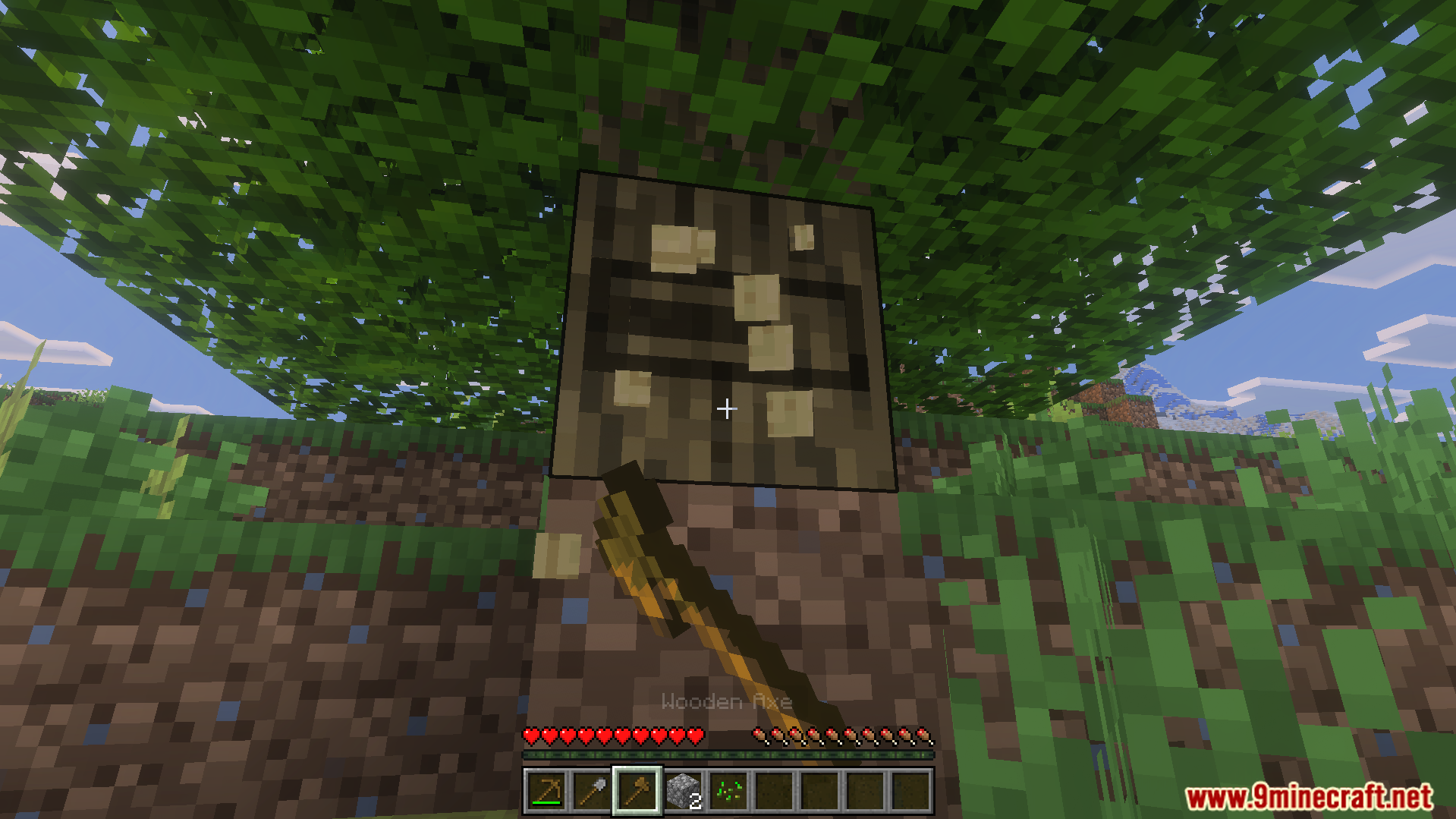 Loading Block Breaking Animation Texture Pack replaces cracks with a loading bar