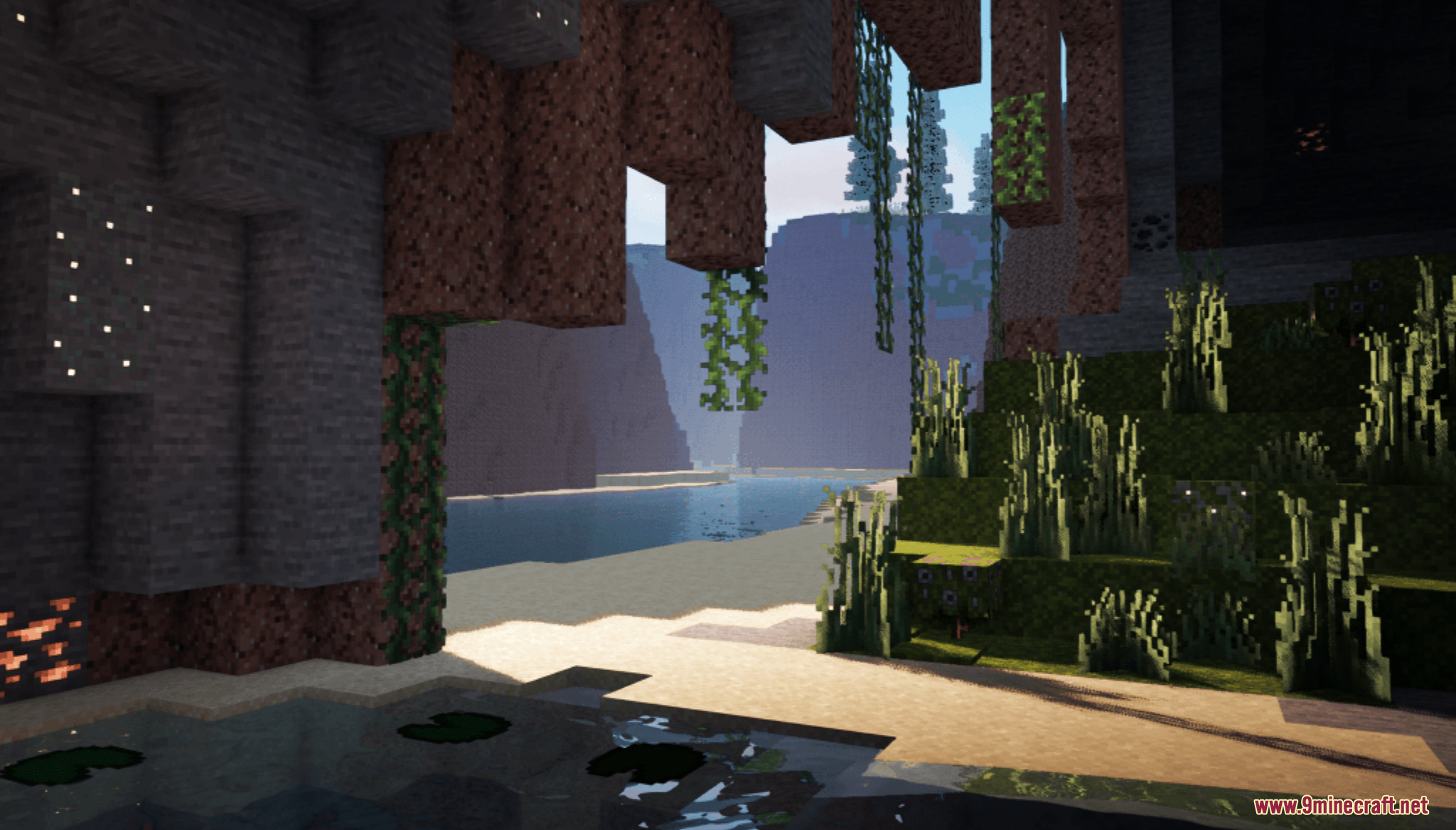 Los Penascos Archipelago Map Screenshot 5 Cave opening overlooking a sunny beach and calm blue water