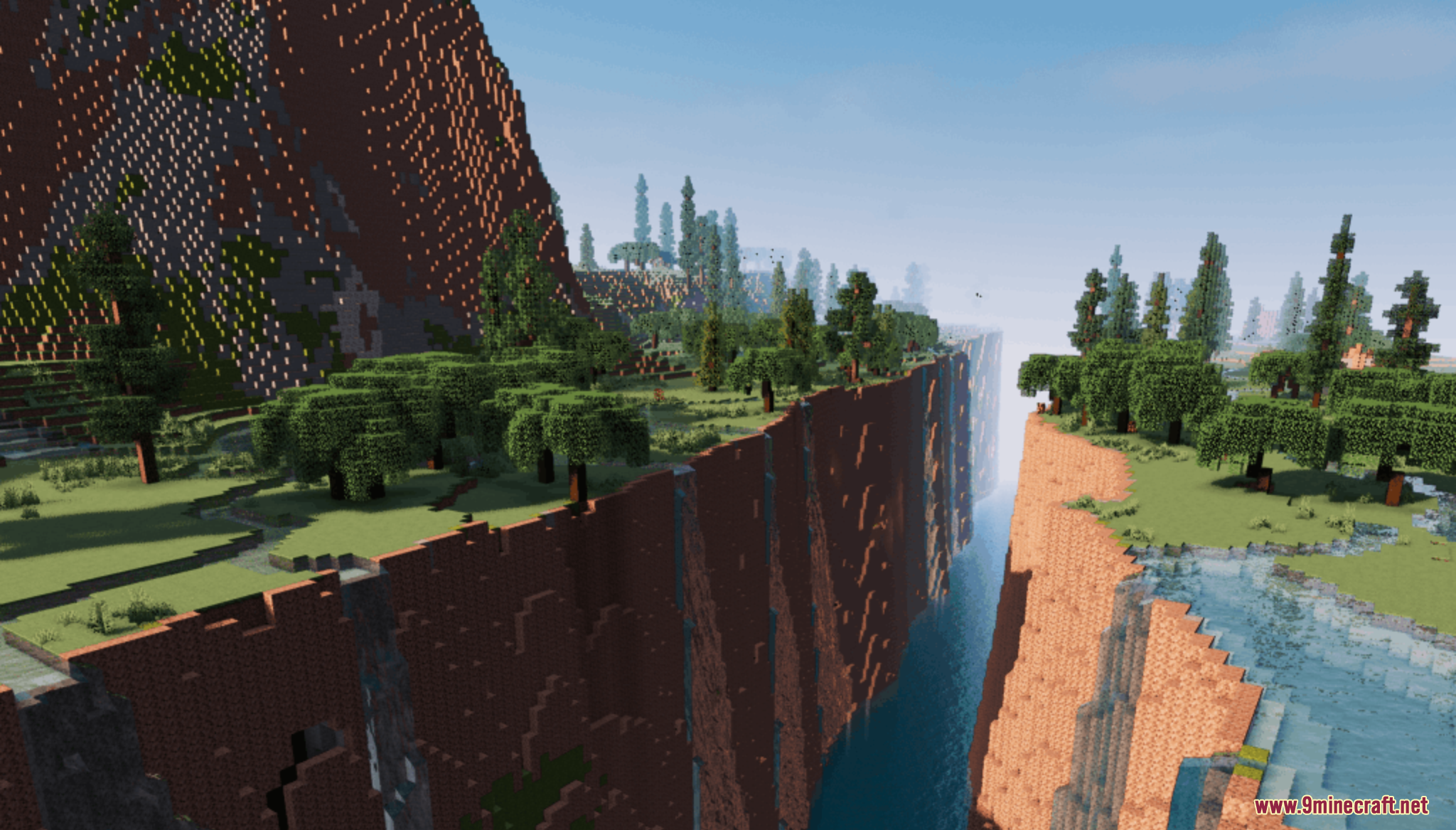 Los Penascos Archipelago Map Screenshot 6 Deep river gorge cutting through a lush green forest landscape