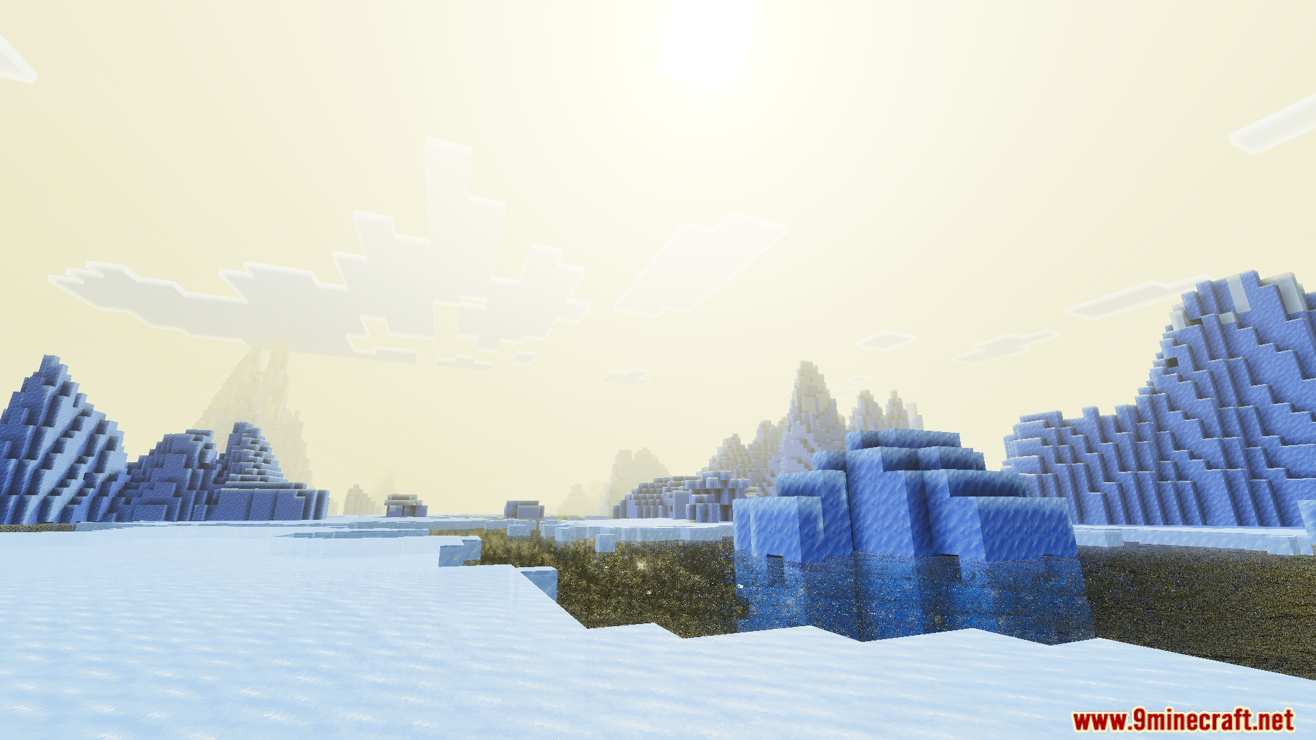 Lumina Visual Shader Screenshot 3 Lumina Visual Shader provides realistic lighting and a pretty sunrise over ice spikes