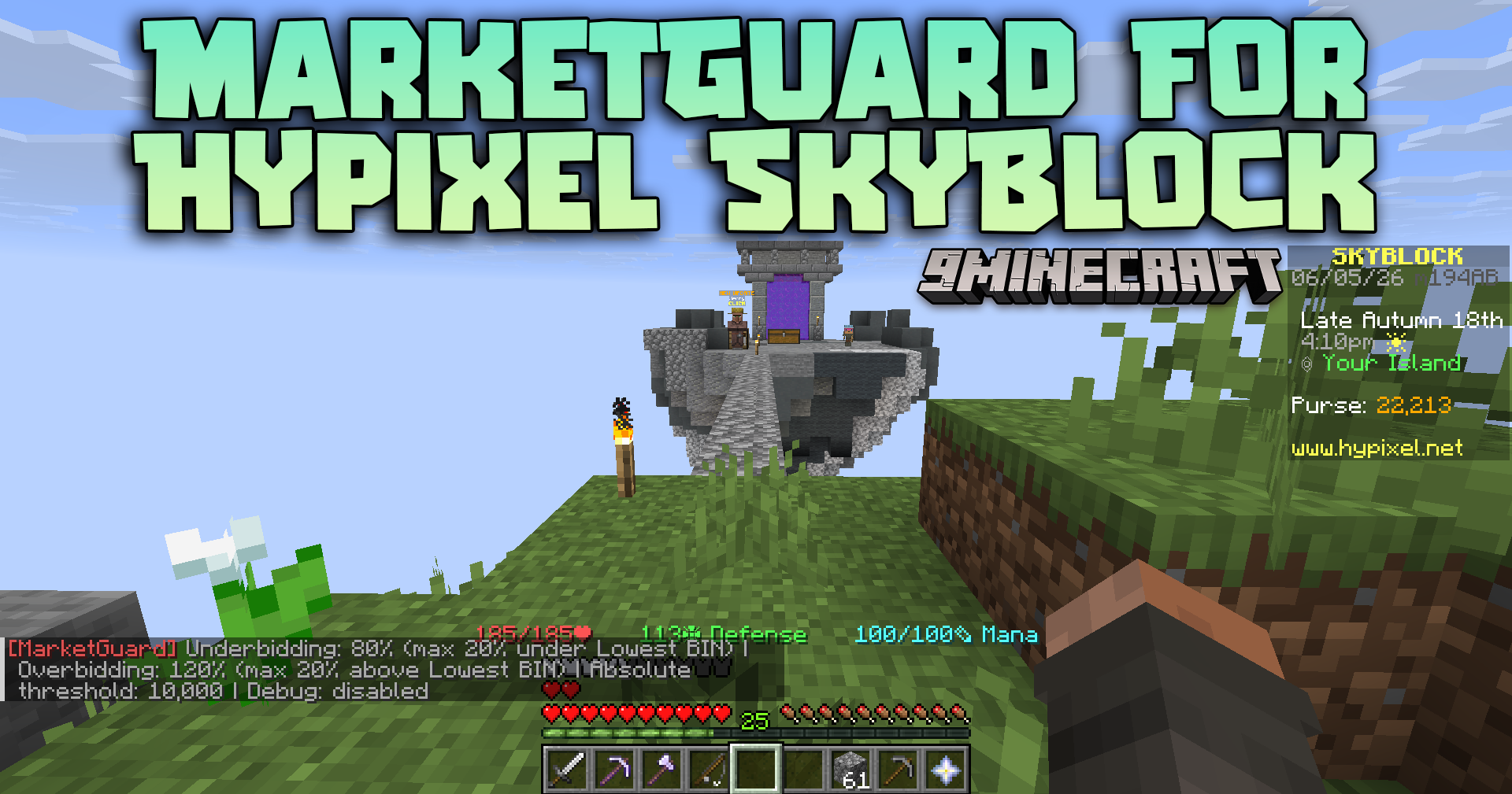 MarketGuard for Hypixel Skyblock Mod