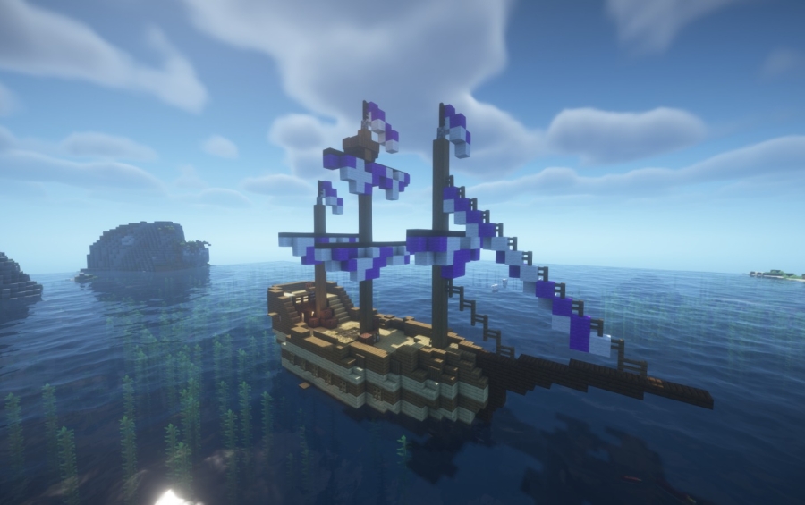 Medieval Ship 2 with Full Interior Schematic File Schematic Thumbnail