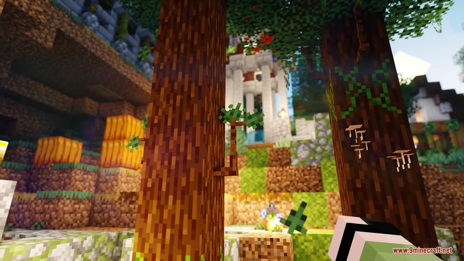 Musgo Resource Pack Screenshot 15 Musgo Resource Pack adds detailed branches and unique shapes to Minecraft trees