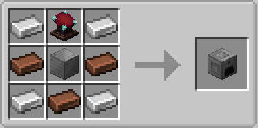 Mystical Automation Mod Screenshot 15 Crafting recipe for an Infusion Altarnator block in the Mystical Automation mod