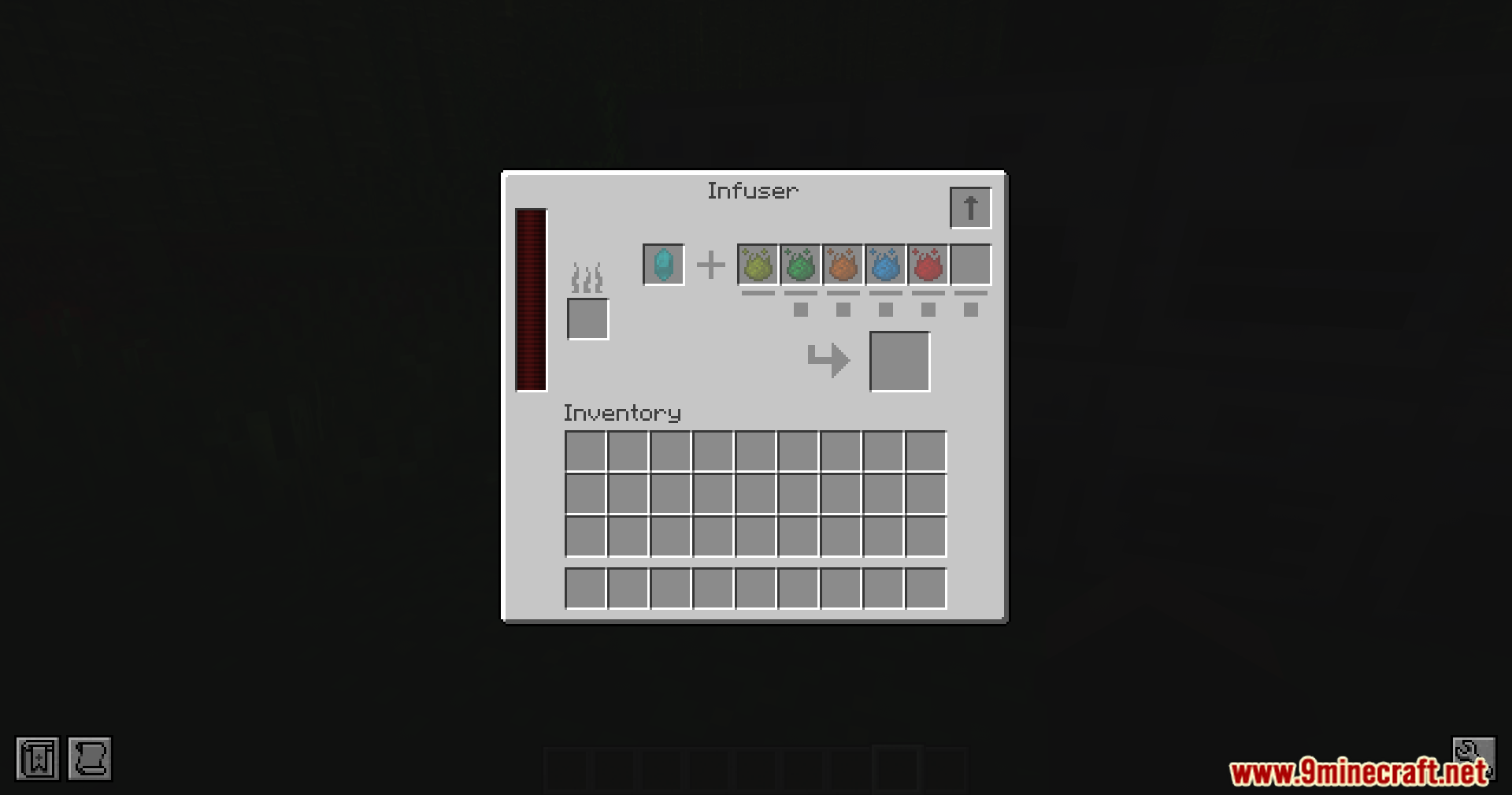 Mystical Automation Mod Screenshot 7 Upgrading magical essences using the Infuser interface from Mystical Automation Mod