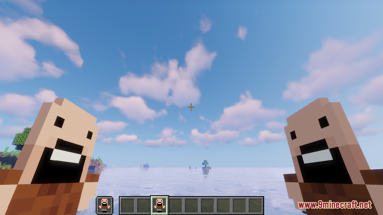 Notch Totem of Undying Resource Pack Screenshot 10 The Notch Totem of Undying animation displays two figures on the screen