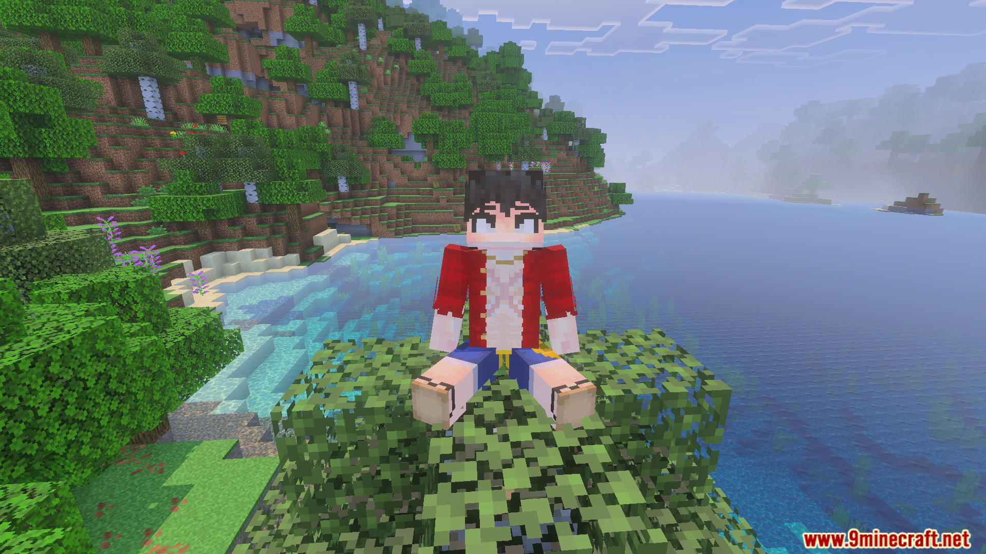 One Piece Addon brings Luffy character model into the Minecraft world