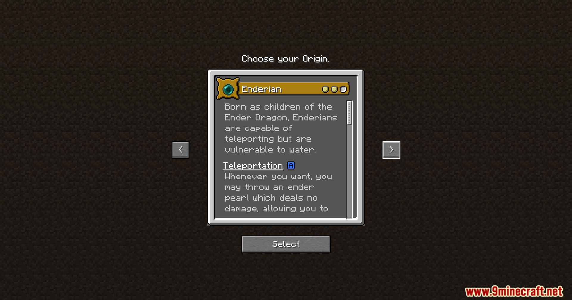 Origins Legacy Mod Screenshot 4 Origins Legacy Mod Screenshot 4