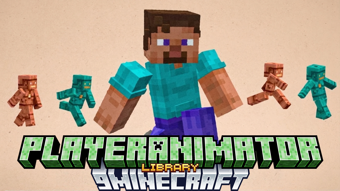 PlayerAnimator 9minecraft Mod brings smooth custom player animations to Minecraft 26.1.2