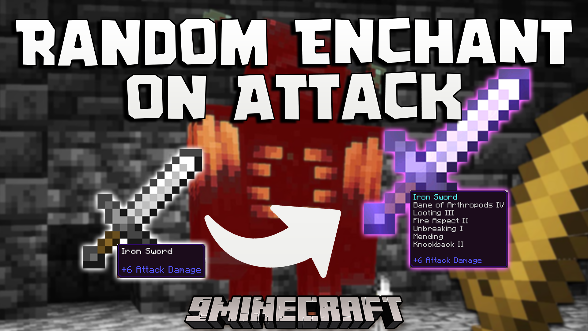 Random Enchant on Attack Addon