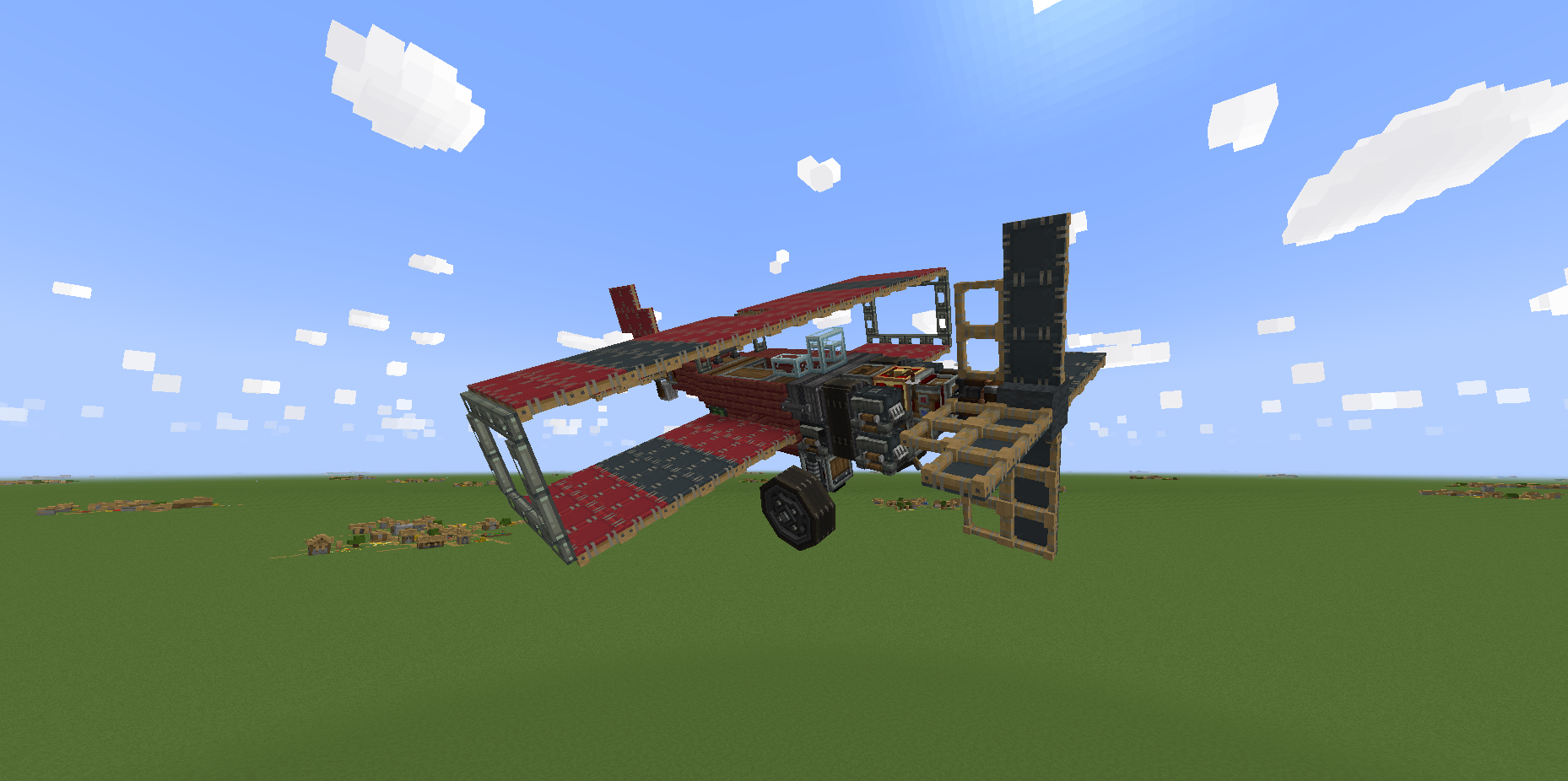 Red Barron Bi Plane Schematic Thumbnail