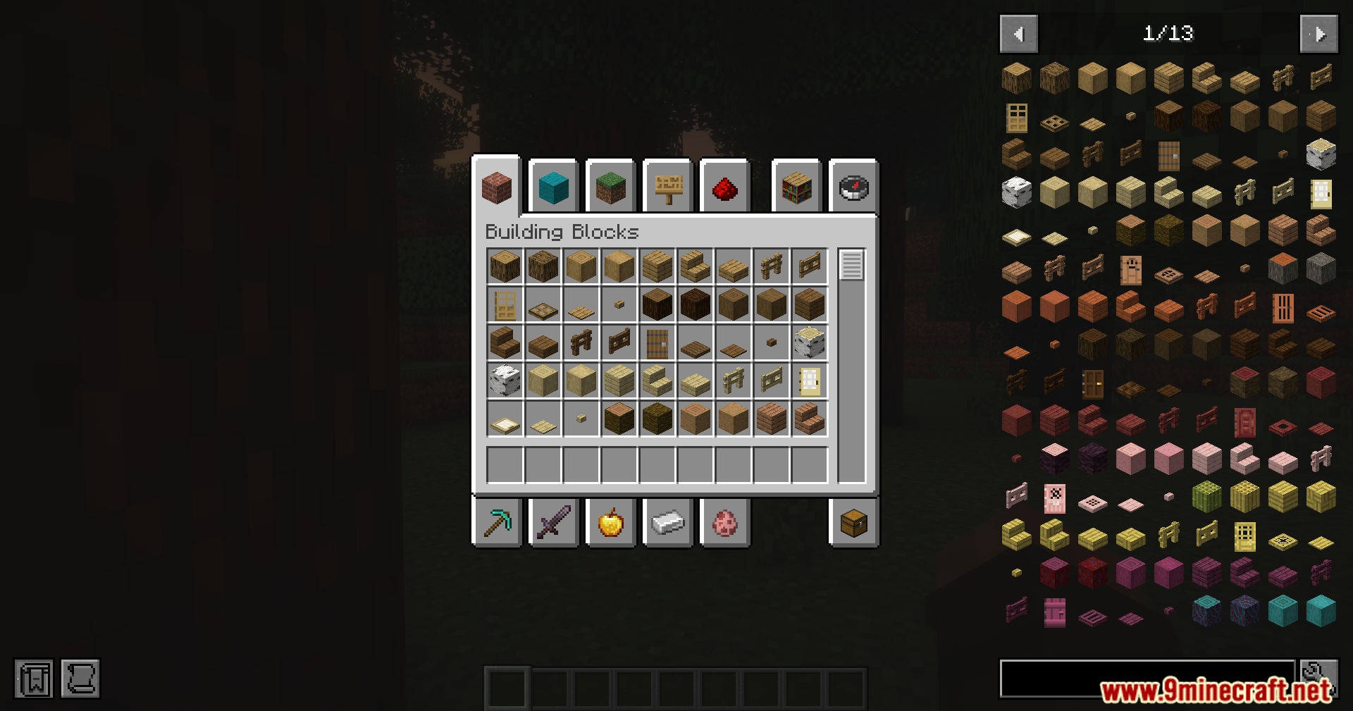 Reliable Remover Mod Screenshot 3 Reliable Remover Mod allows players to hide specific items from the creative menu