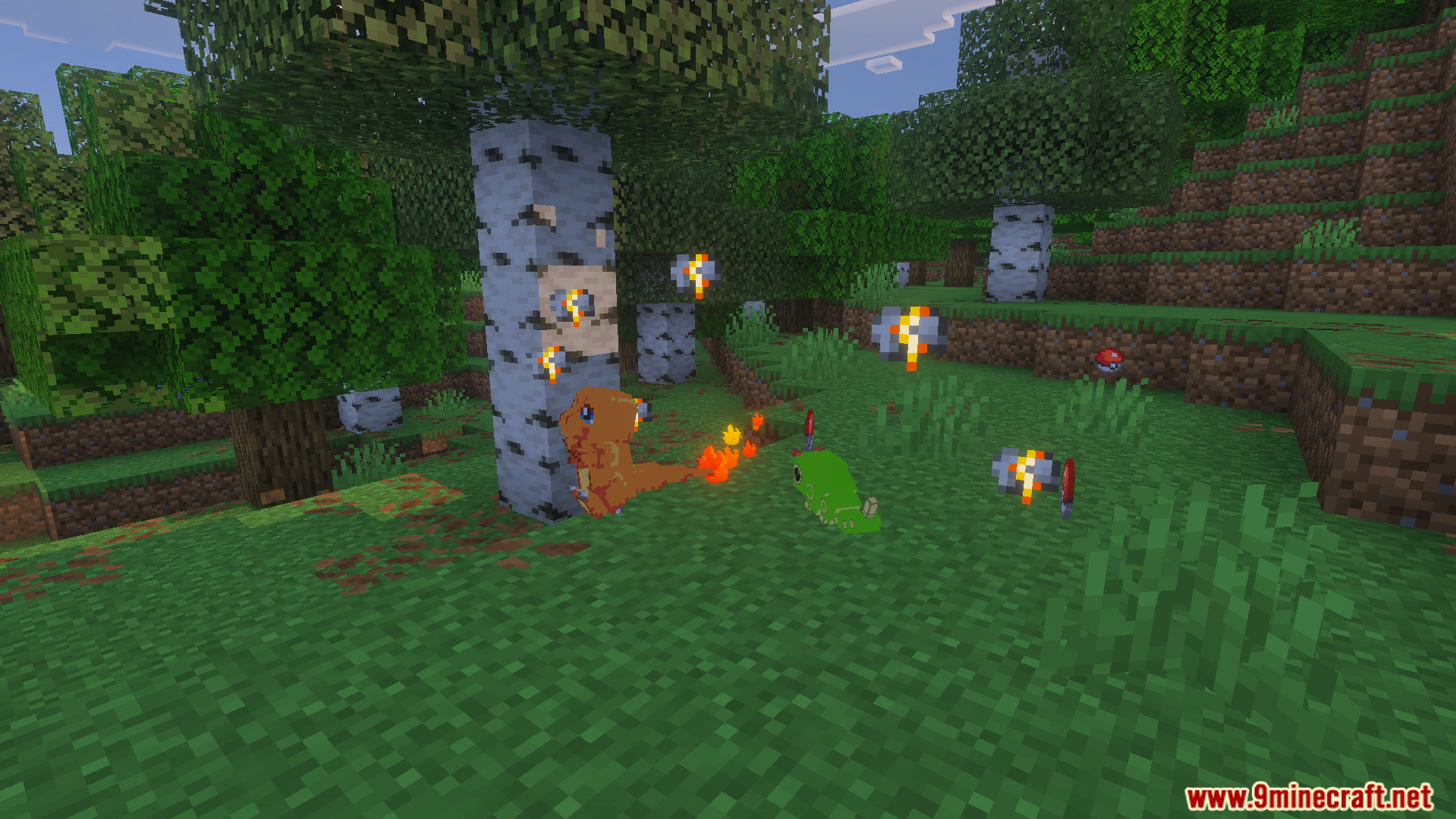 SERP Reworked Texture Pack updates models for Pokemon and custom items