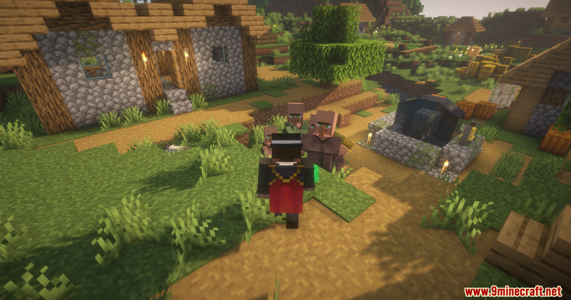 Simple Villager Follow Mod Screenshot 5 Simple Villager Follow Mod allows players to lead villagers using a green emerald