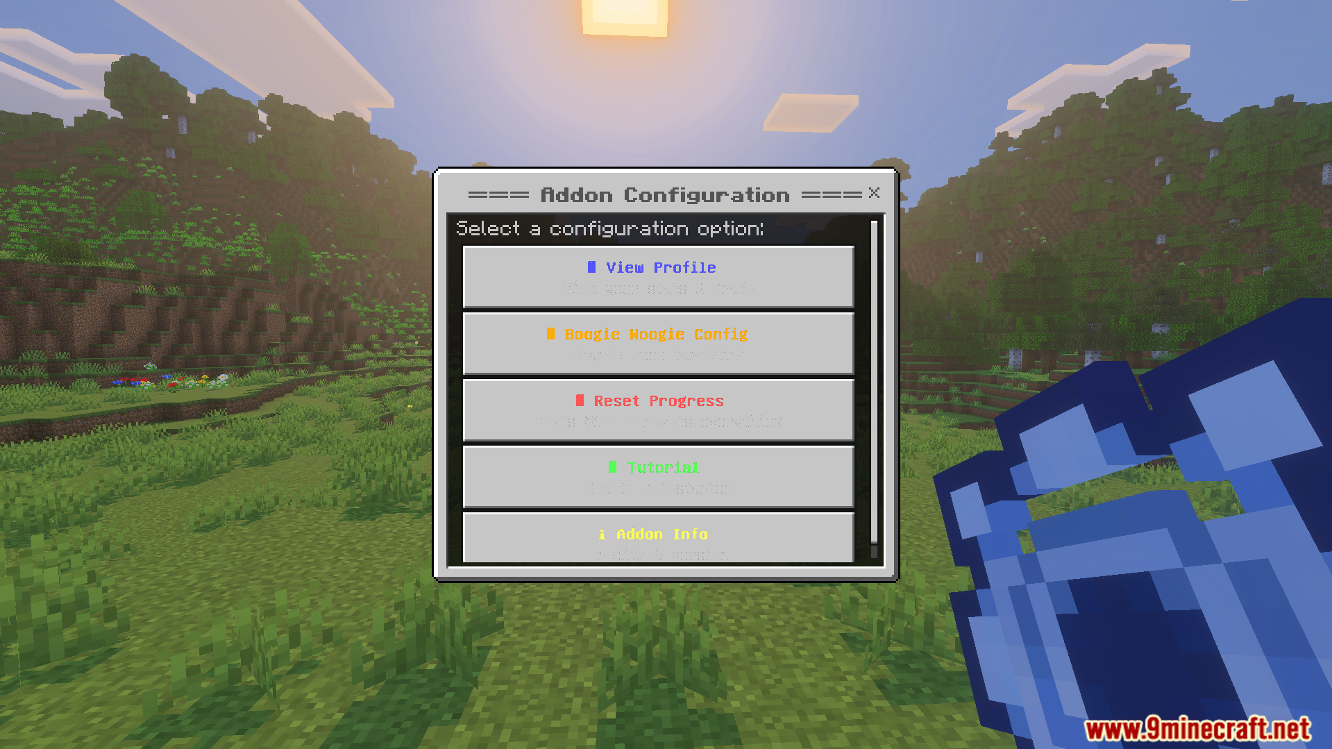 Sorcerers Beyond Addon Screenshot 3 Sorcerers Beyond Addon configuration screen displaying profile settings and boogie woogie options