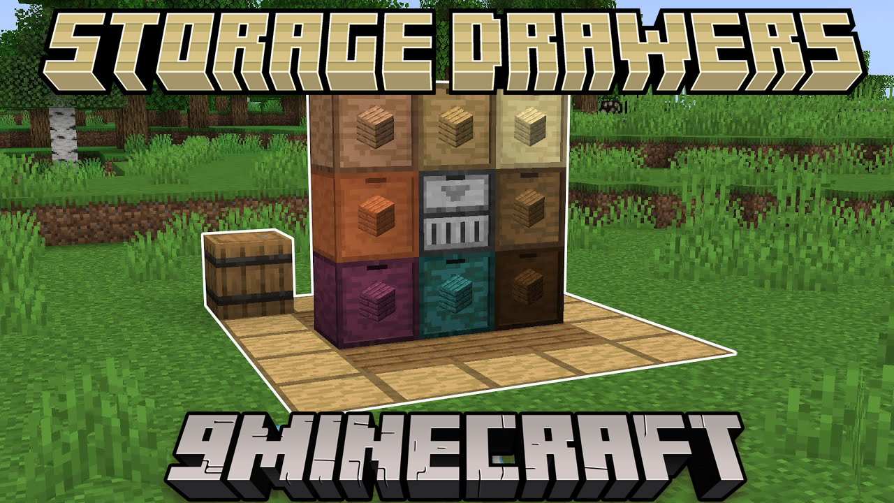 Storage Drawers 9minecraft Mod