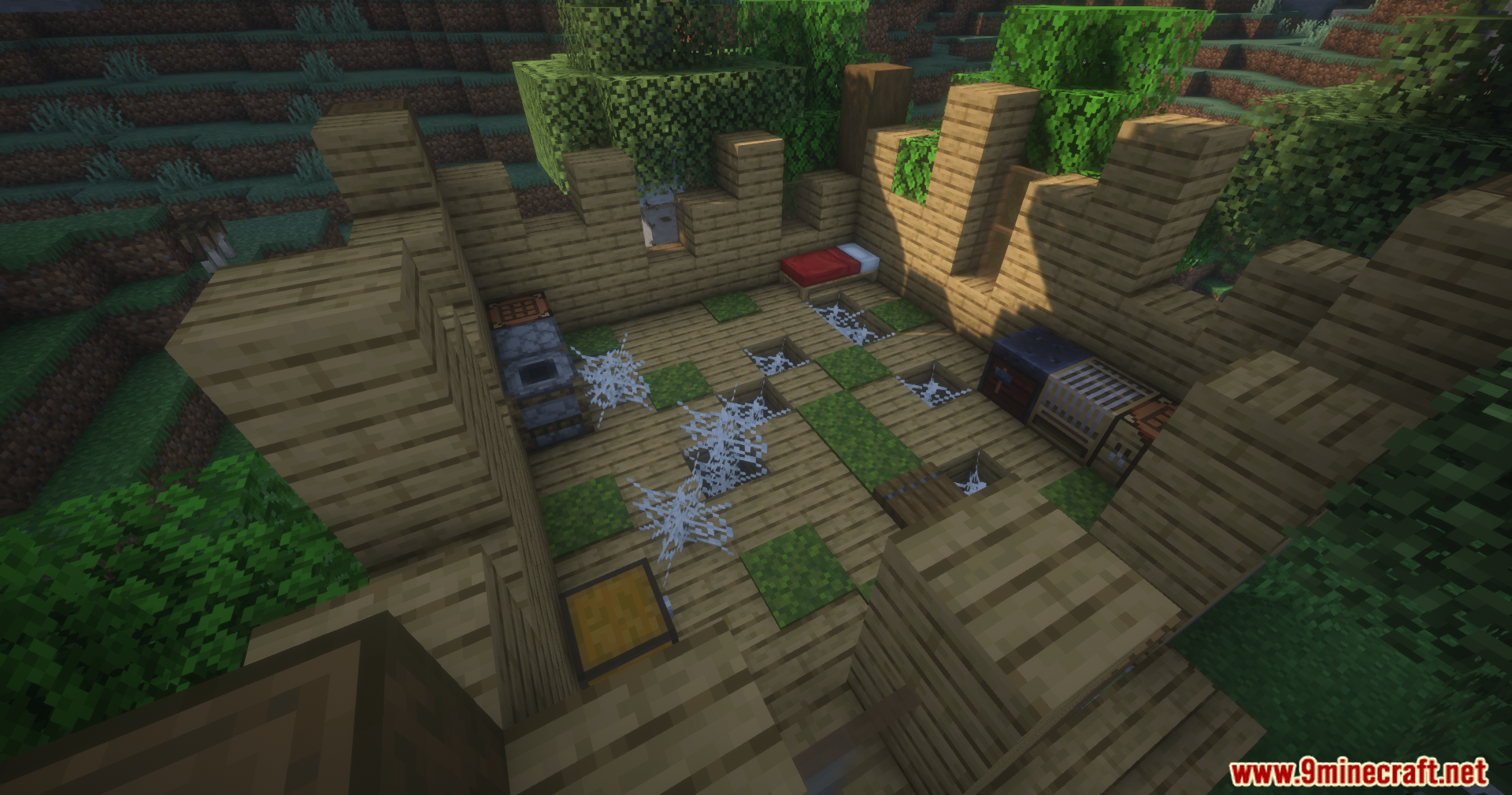 Interior of a ruined house added by Structures Plus Data Pack