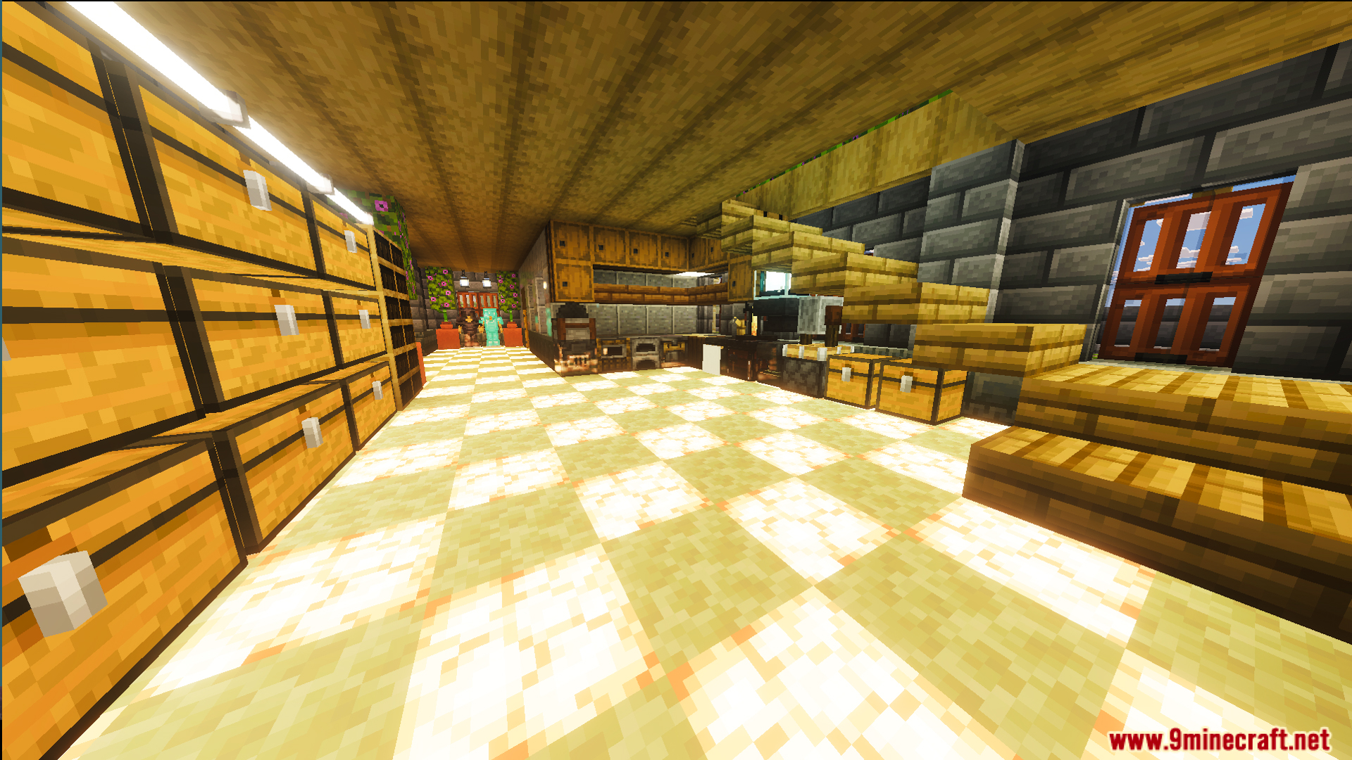 Survival Filo House 28 Map features a large storage room with many chests