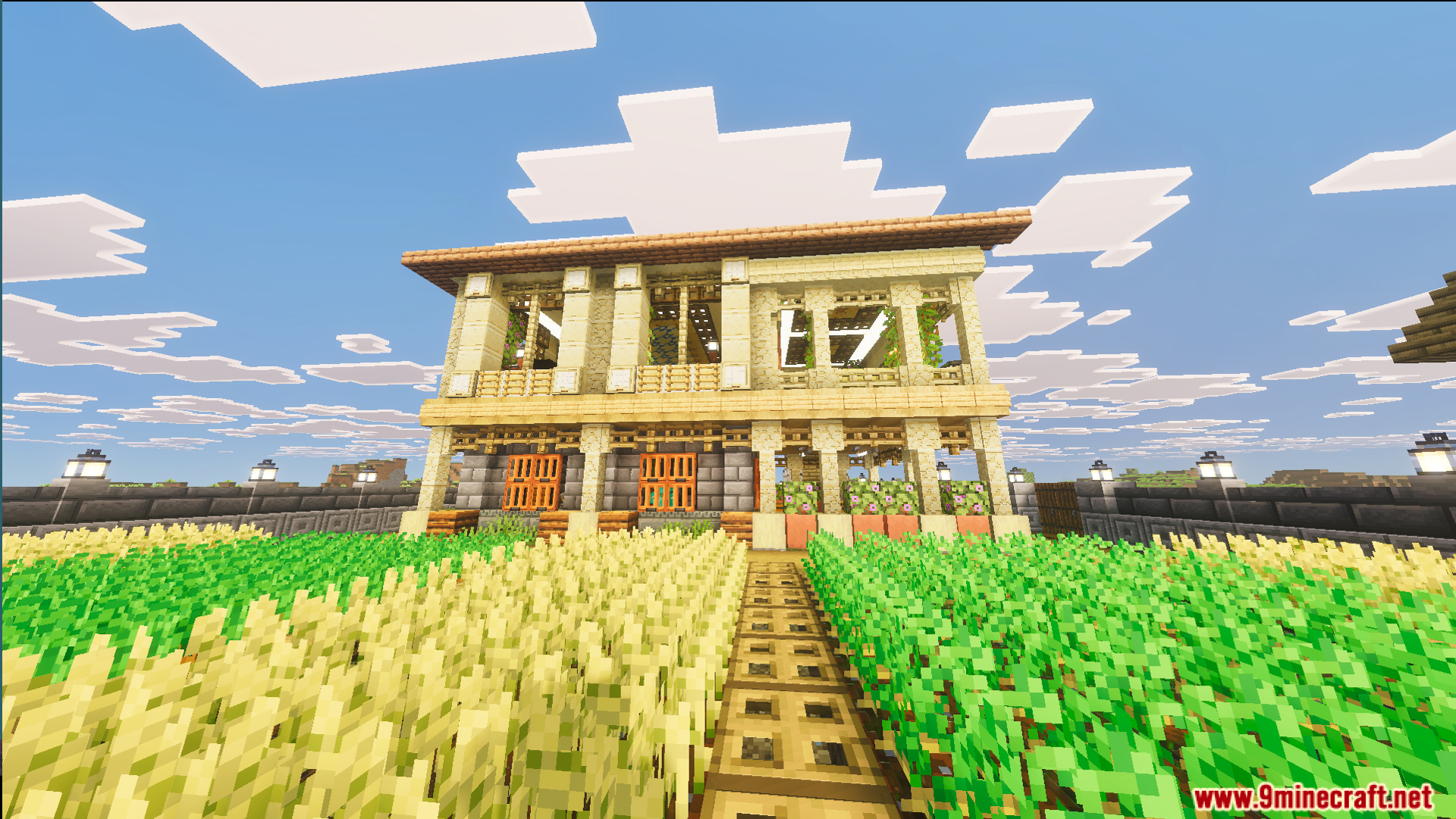 Survival Filo House 28 Map showing a large two story house and farm