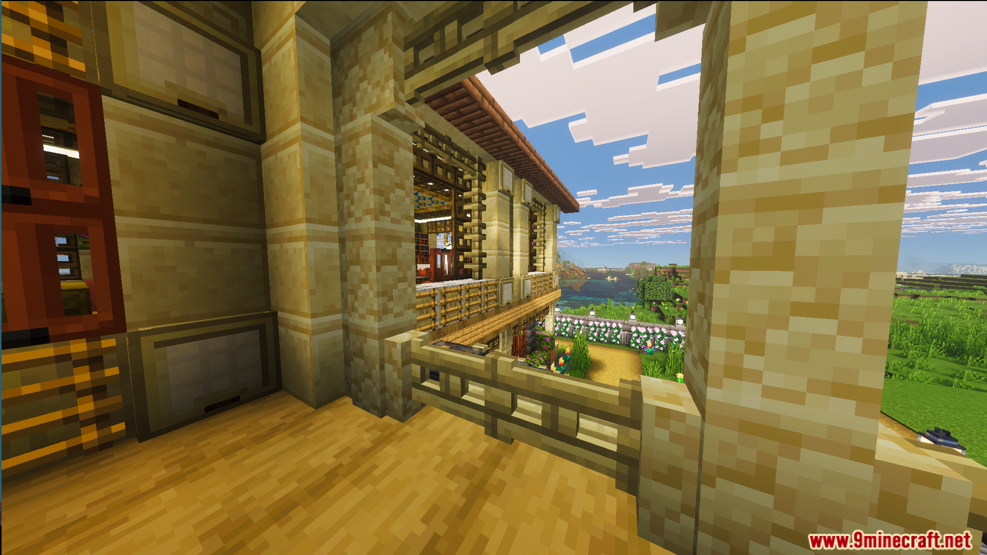 Survival Filo House 28 Map features a large mansion with wooden balconies
