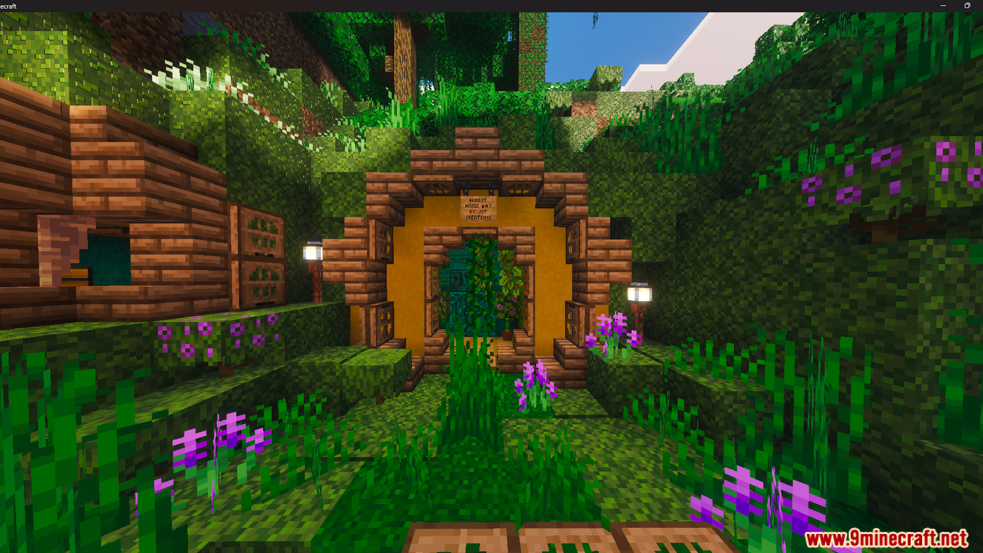 Survival Hobbit House 47 Map features a cozy home hidden inside a hillside