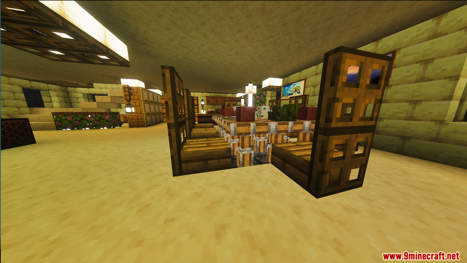 Survival Ilustrado House 7 Map Screenshot 7 Detailed interior of Survival Ilustrado House 7 Map with a dining table