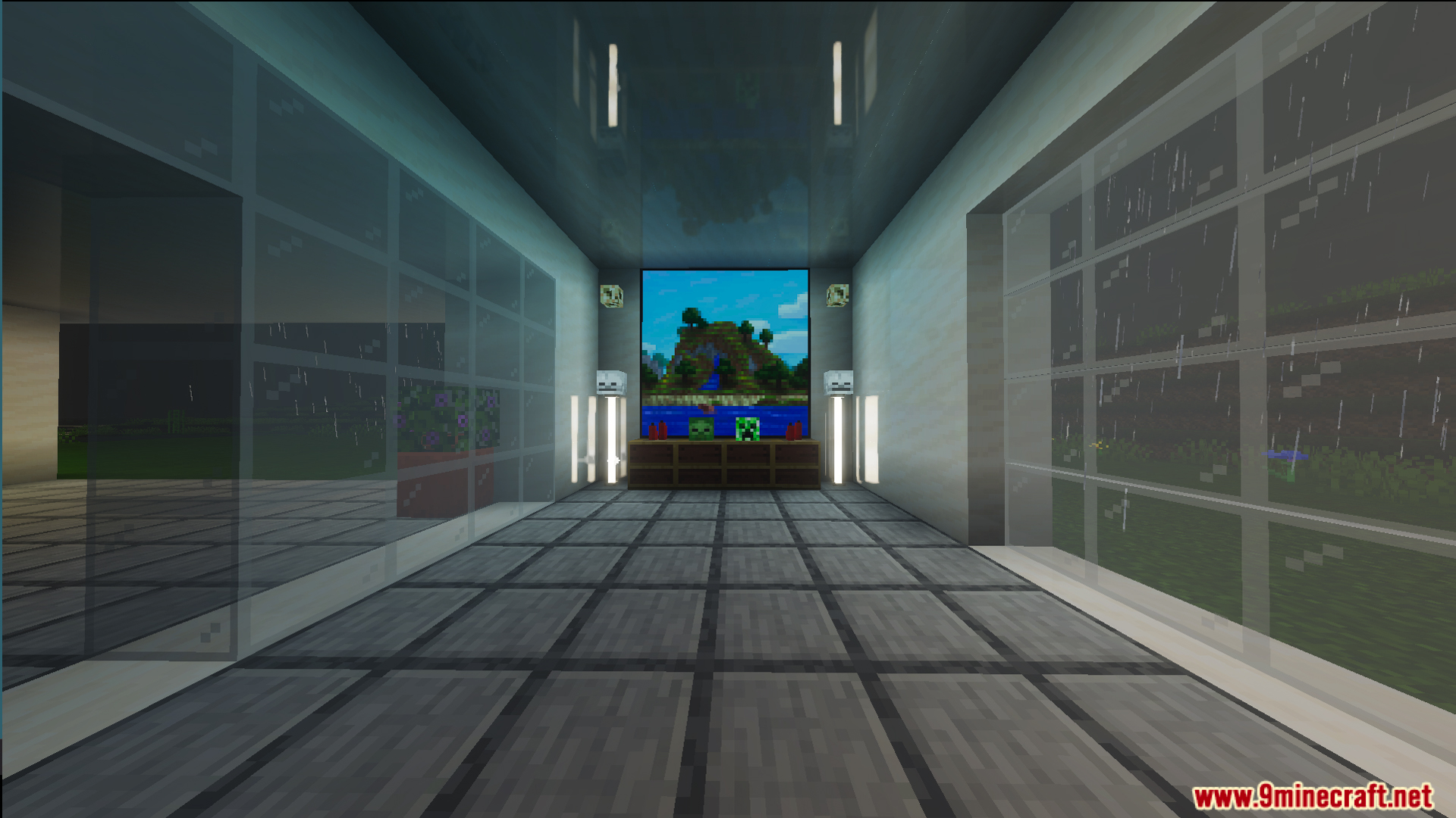A modern hallway