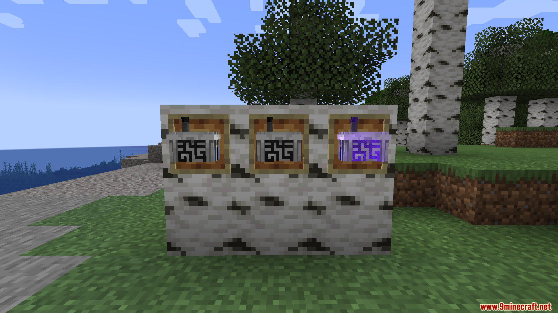 TaCZ Refined Ammo Box Mod Screenshot 5 Three ammo boxes from TaCZ Refined Ammo Box Mod in item frames