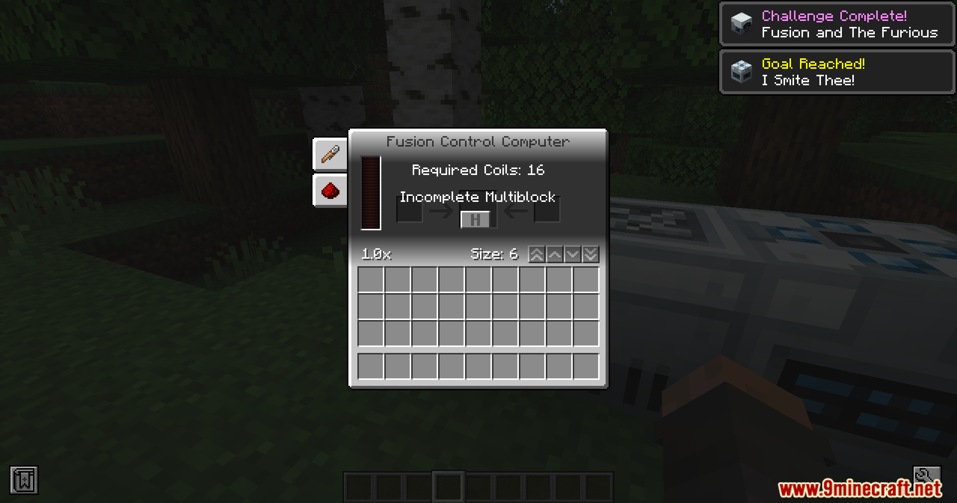 Tech Reborn Mod Screenshot 10 Fusion Control Computer interface requiring sixteen coils for the multiblock structure