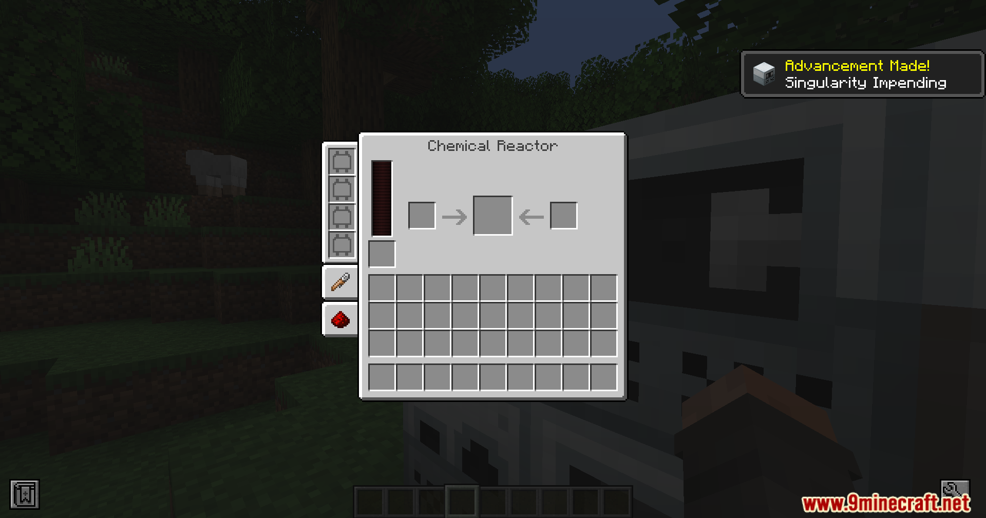 Tech Reborn Mod Screenshot 7 The Chemical Reactor interface from the Tech Reborn mod in Minecraft