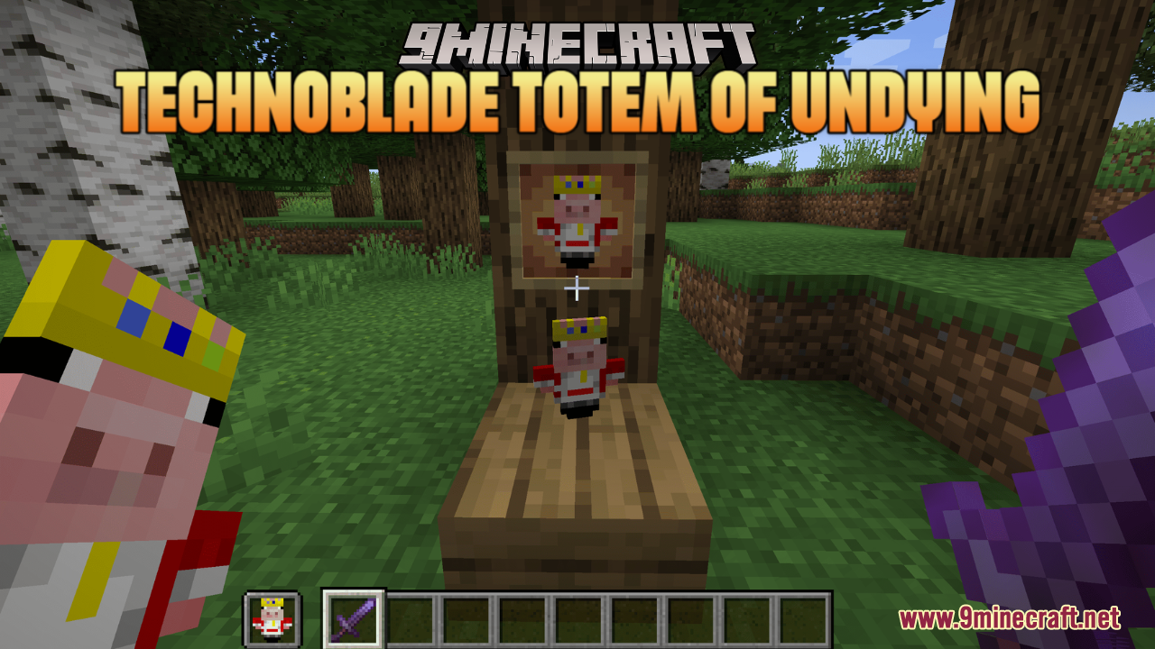 Technoblade Totem of Undying Resource Pack