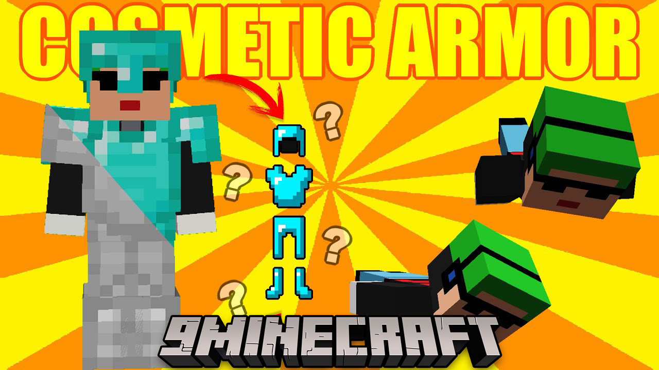Cosmetic Armor Reworked 9minecraft Mod lets you display one set of armor while wearing another