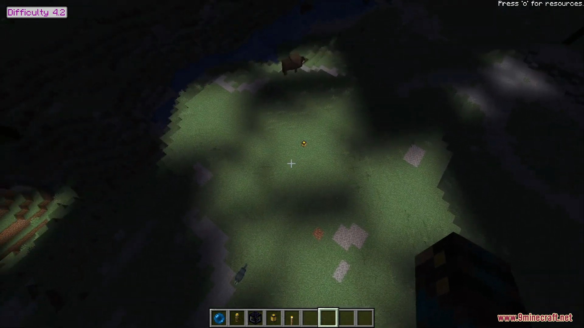 The Dread Lamp guarding a farm from unwanted spawns