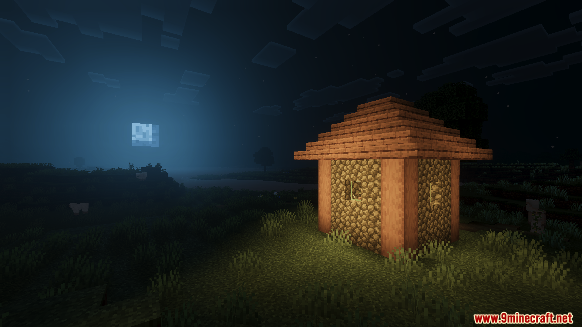 Vibrant Legacy Uncanny Rewrite Shader Screenshot 7 Vibrant Legacy Uncanny Rewrite Shader transforms the world with spooky night visuals