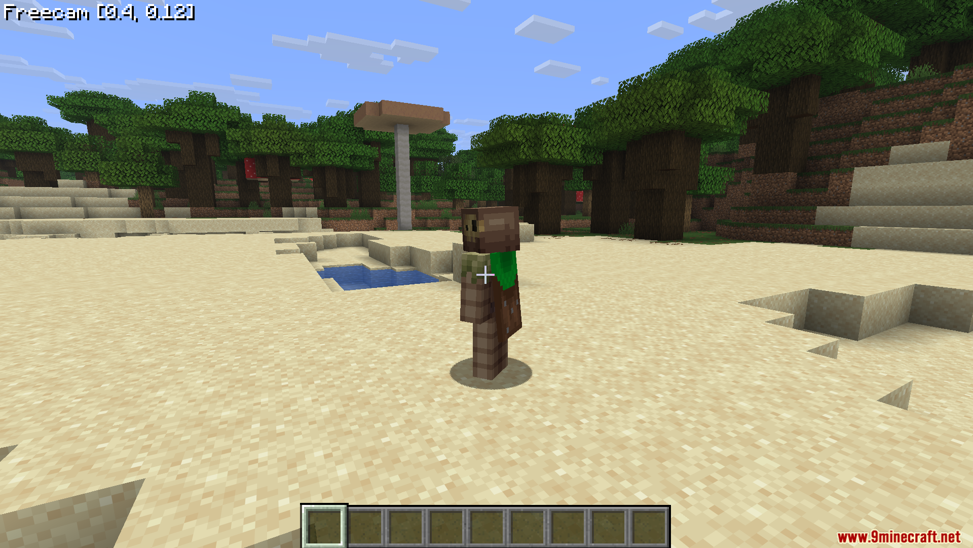 The WI Freecam Mod allows players to view their character from a distance