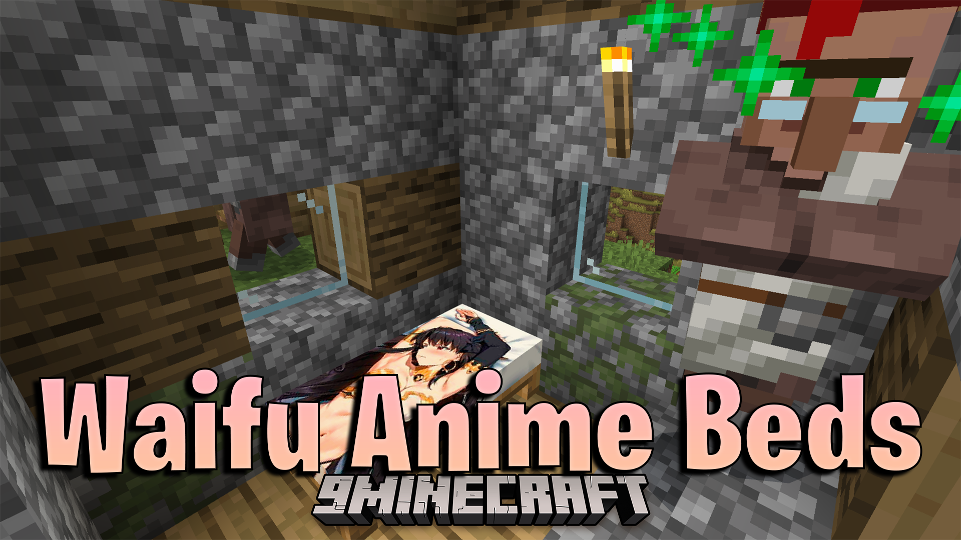 Waifu Anime Beds Texture Pack