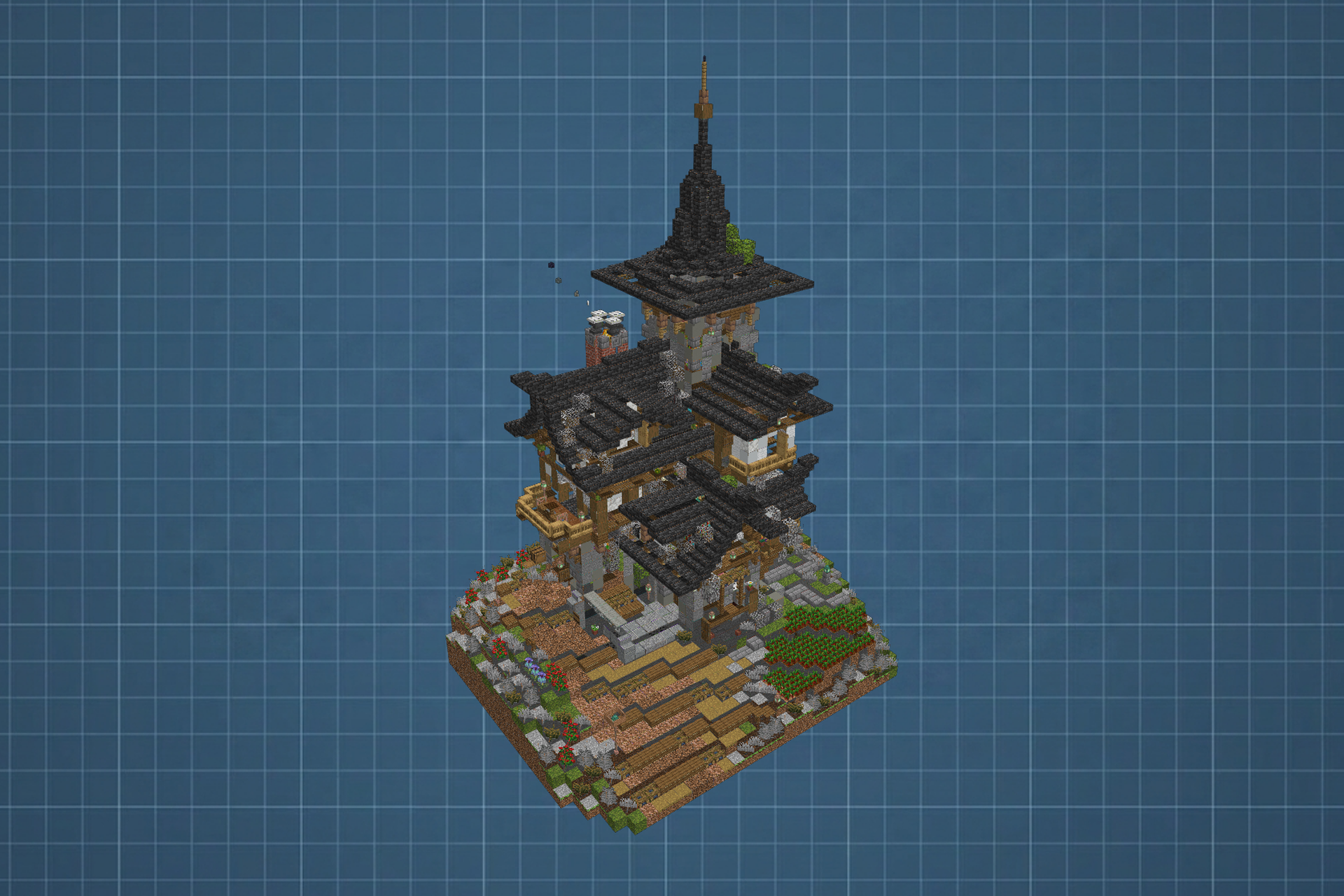 Willowspire Haven Schematic Screenshots 2 A player standing in a cozy kitchen with a checkered floor pattern