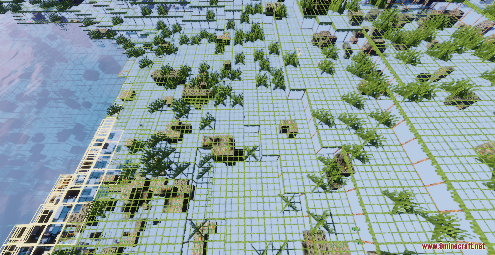 X-Ray Pluss Resource Pack Screenshot 14 Xray Pluss Resource Pack makes ground blocks transparent to reveal hidden underground loot