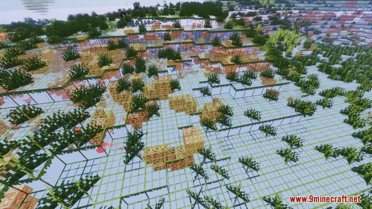 Xray Resource Pack makes common blocks invisible to highlight valuable underground resources