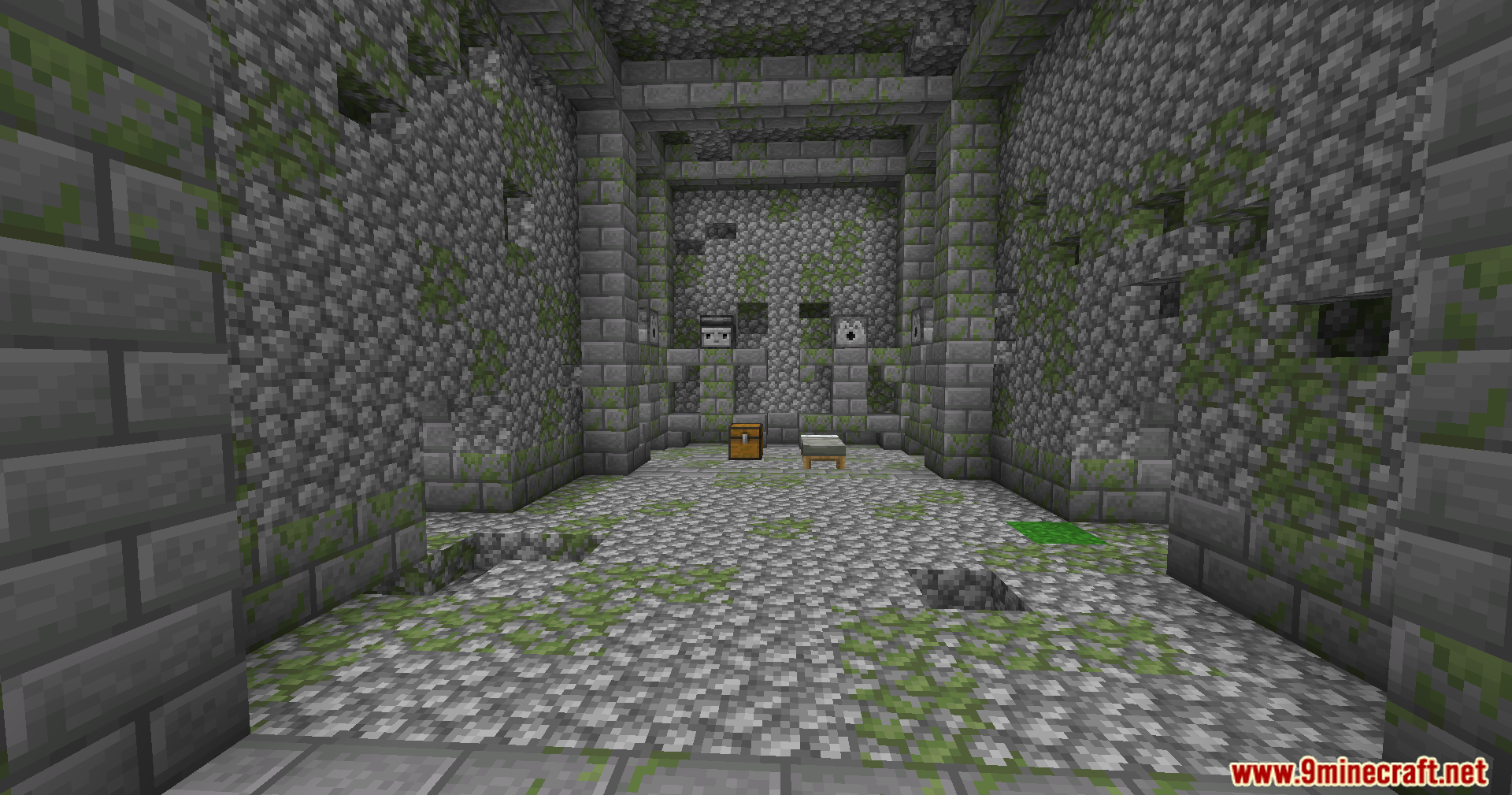 YUNG's Better Jungle Temples Mod Screenshot 11 Interior of a redesigned jungle temple from YUNG Better Jungle Temples mod