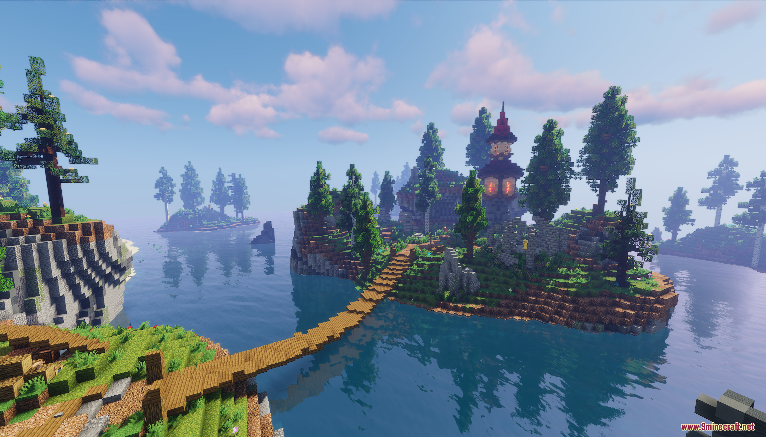 Zarakan Map Screenshot 5 A wooden bridge leads to a small island in the Zarakan Map